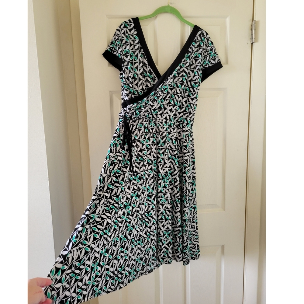 dBy Ltd. Size 14 Vintage Faux Wrap Dress with Side Tie